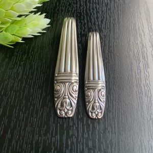 Spoon Pendant Set Lot Vintage Jewelry Friendship Family Gift Silver